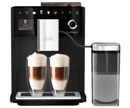 Ekspres i kawa Melitta LatteSelect® frosted black